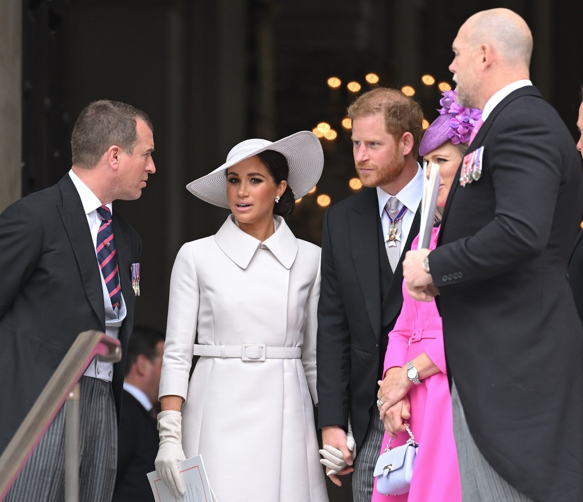 Meghan Markle and Prince Harry, who a commentator claims the royal family is ready to 'alienate,' attend the National Service of Thanksgiving at St Paul's Cathedral