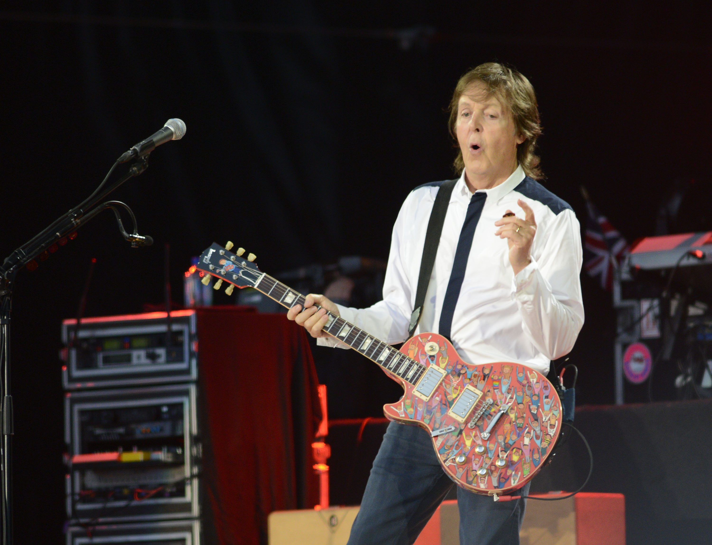 Paul McCartney performs at Golden Gate Park in San Francisco, California, in 2013