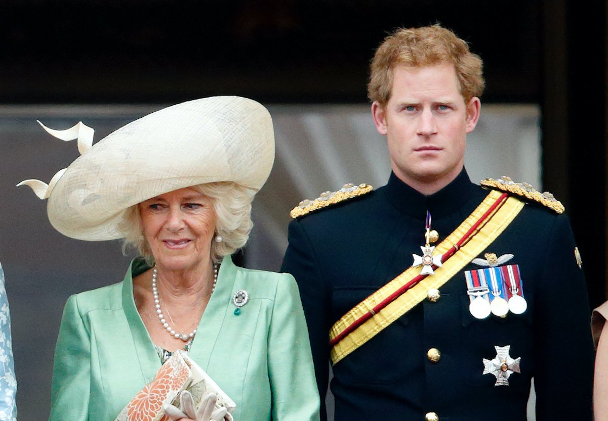 Prince Harry and Camilla Parker Bowles in 2015