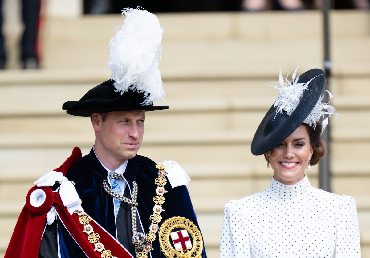 Prince William and Kate Middleton at Order of the Garter in 2023