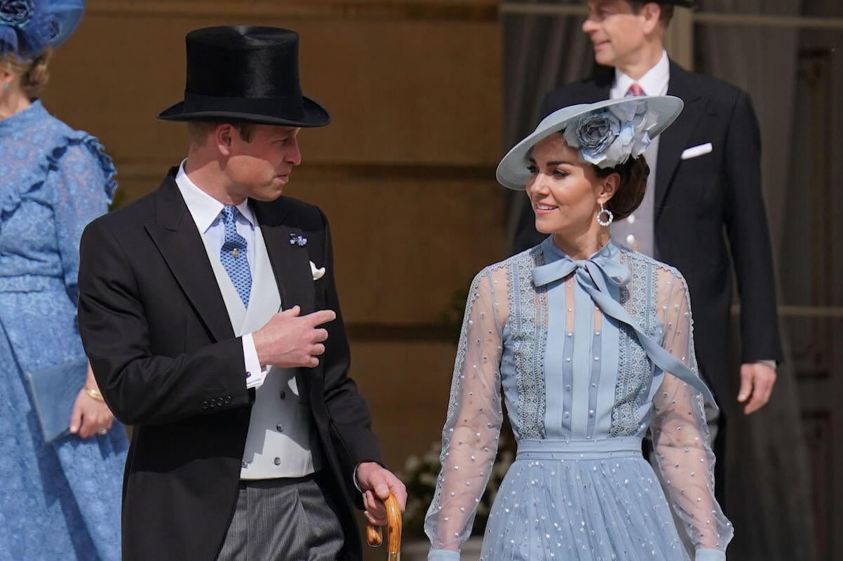 Prince William, who is said to be 'in love' with Kate Middleton's entire family, attends a garden party with Kate Middleton