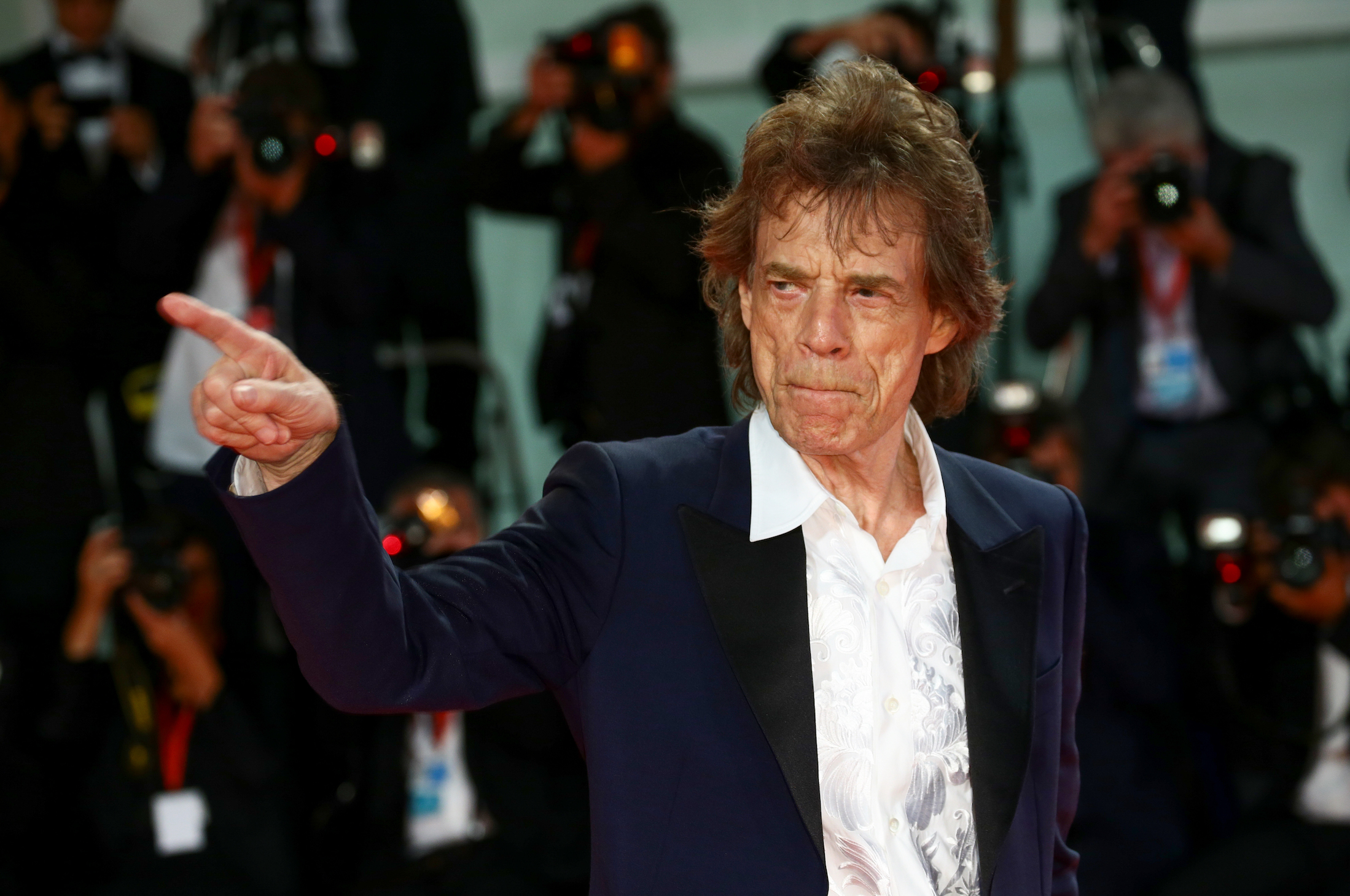 Mick Jagger of The Rolling Stones attends the 76th Venice Film Festival in 2019