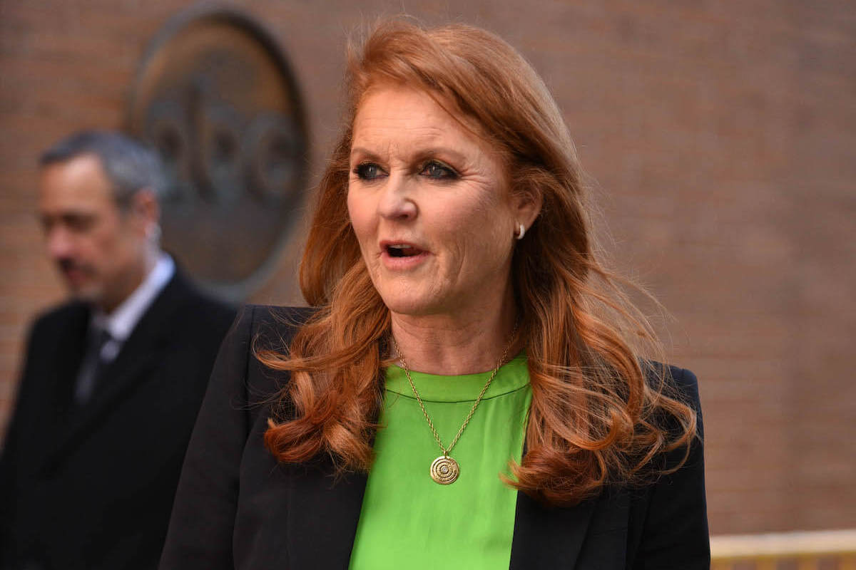 Sarah Ferguson, who sent a very untypical' text to Piers Morgan after her breast cancer diagnosis announcement, looks on