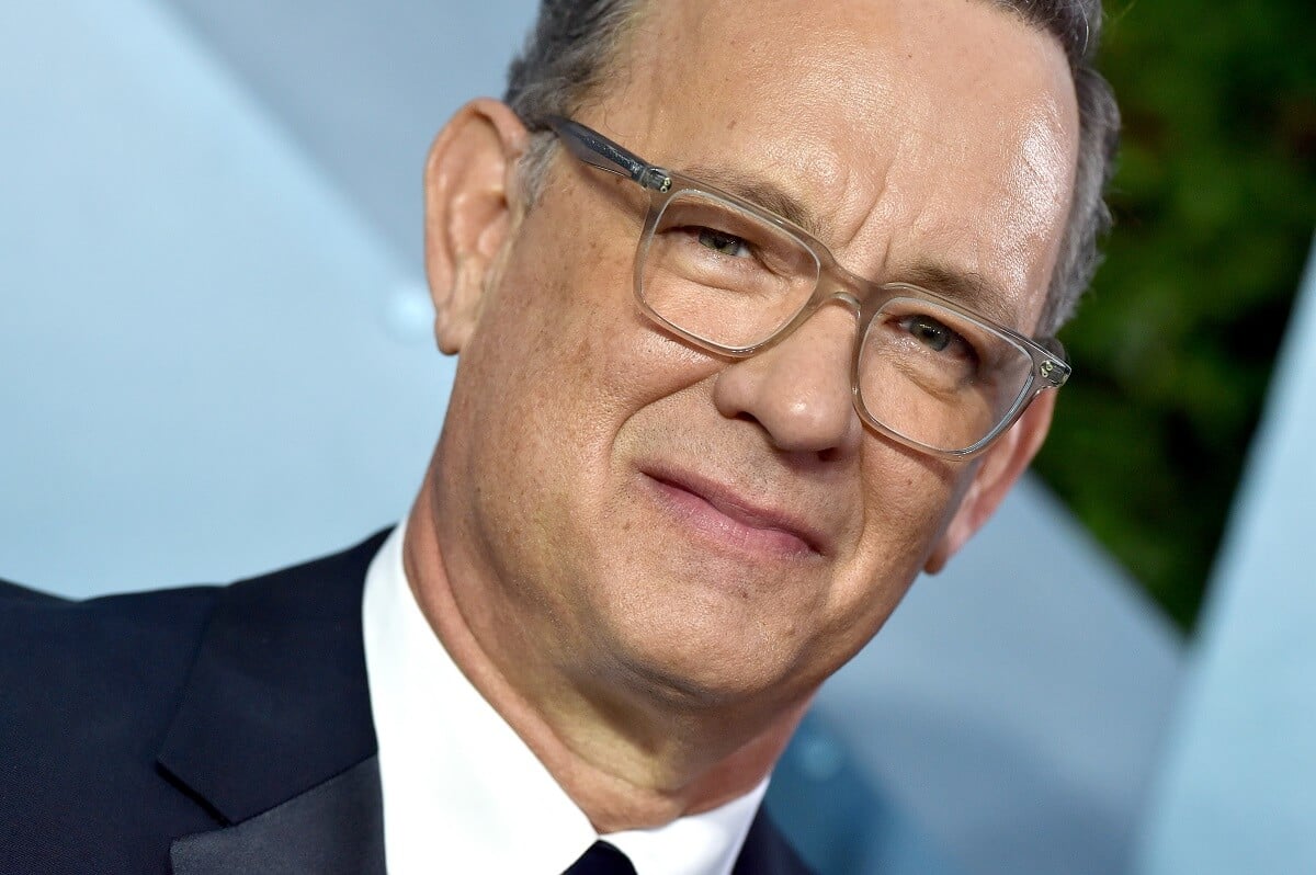 Tom Hanks posing at the Annual Screen Actors Guild Awards.