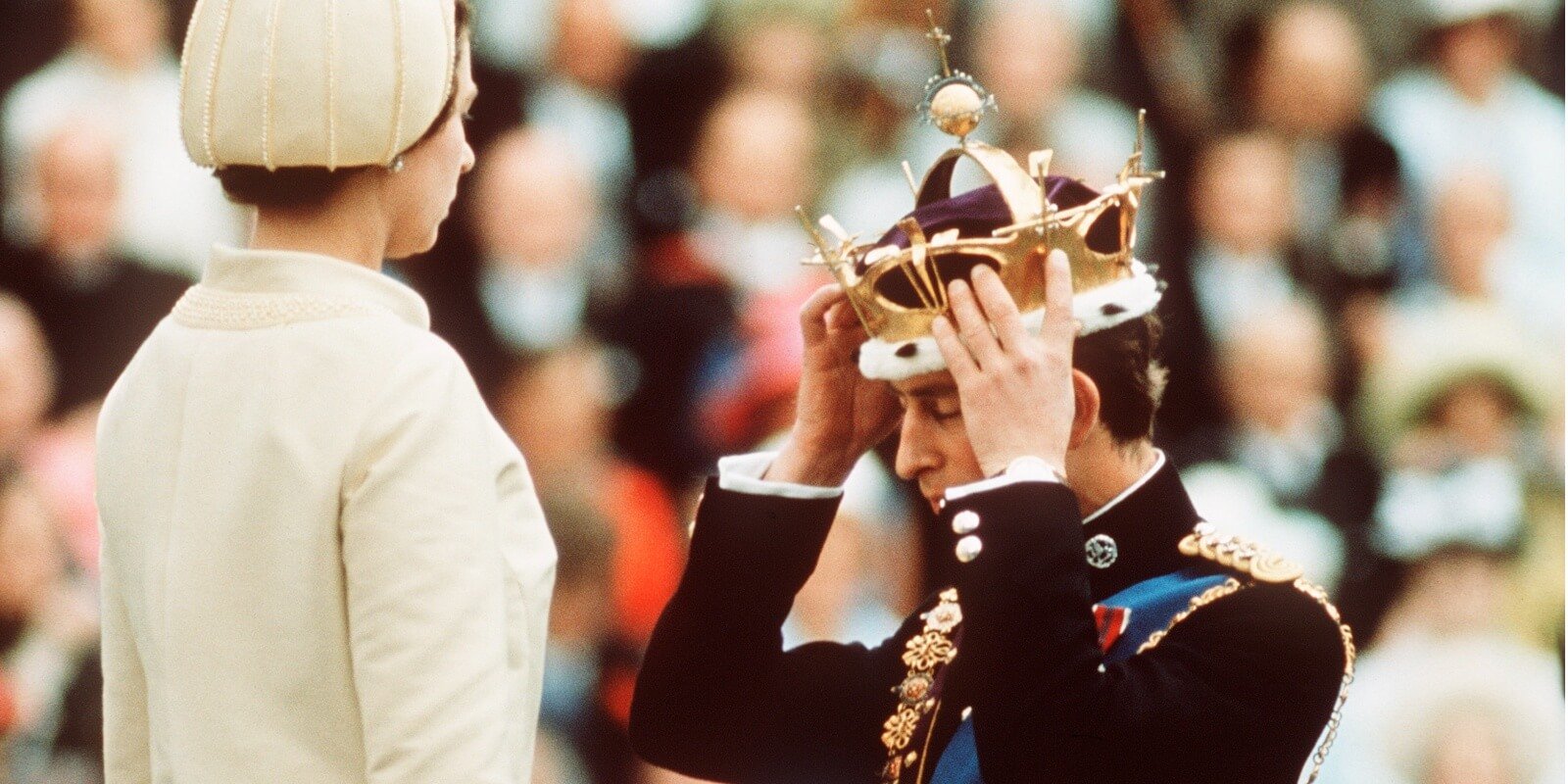 King Charles wore a coronet with a hidden object atop it during his 1969 investiture ceremony as Prince of Wales.