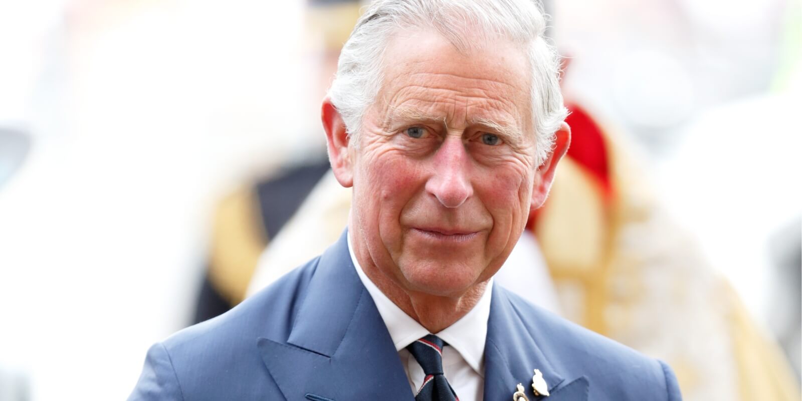 King Charles marks the 70th Anniversary of VE Day at Westminster Abbey on May 10, 2015 in London, England.