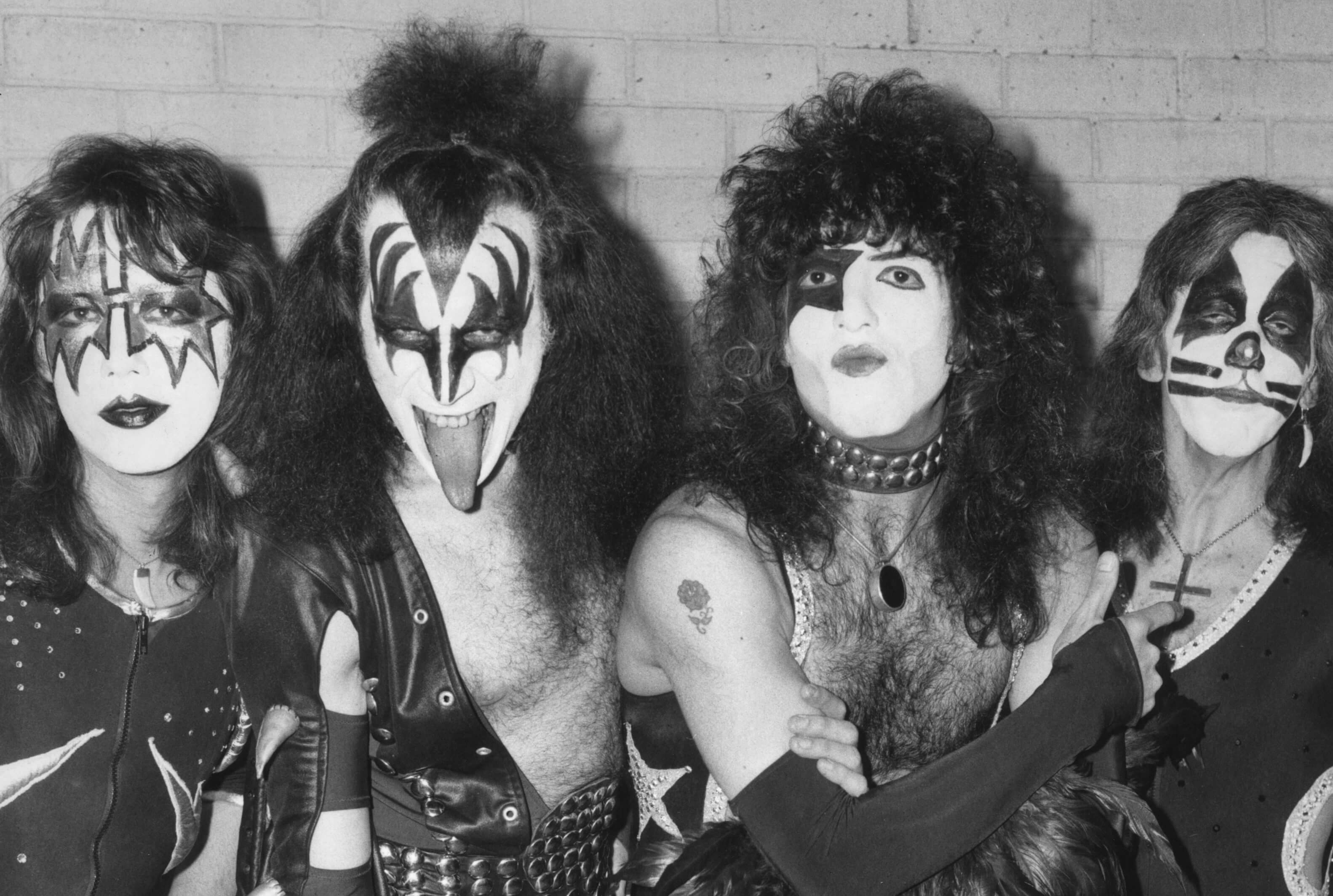 Kiss in makeup during the "I Was Made for Lovin' You" era