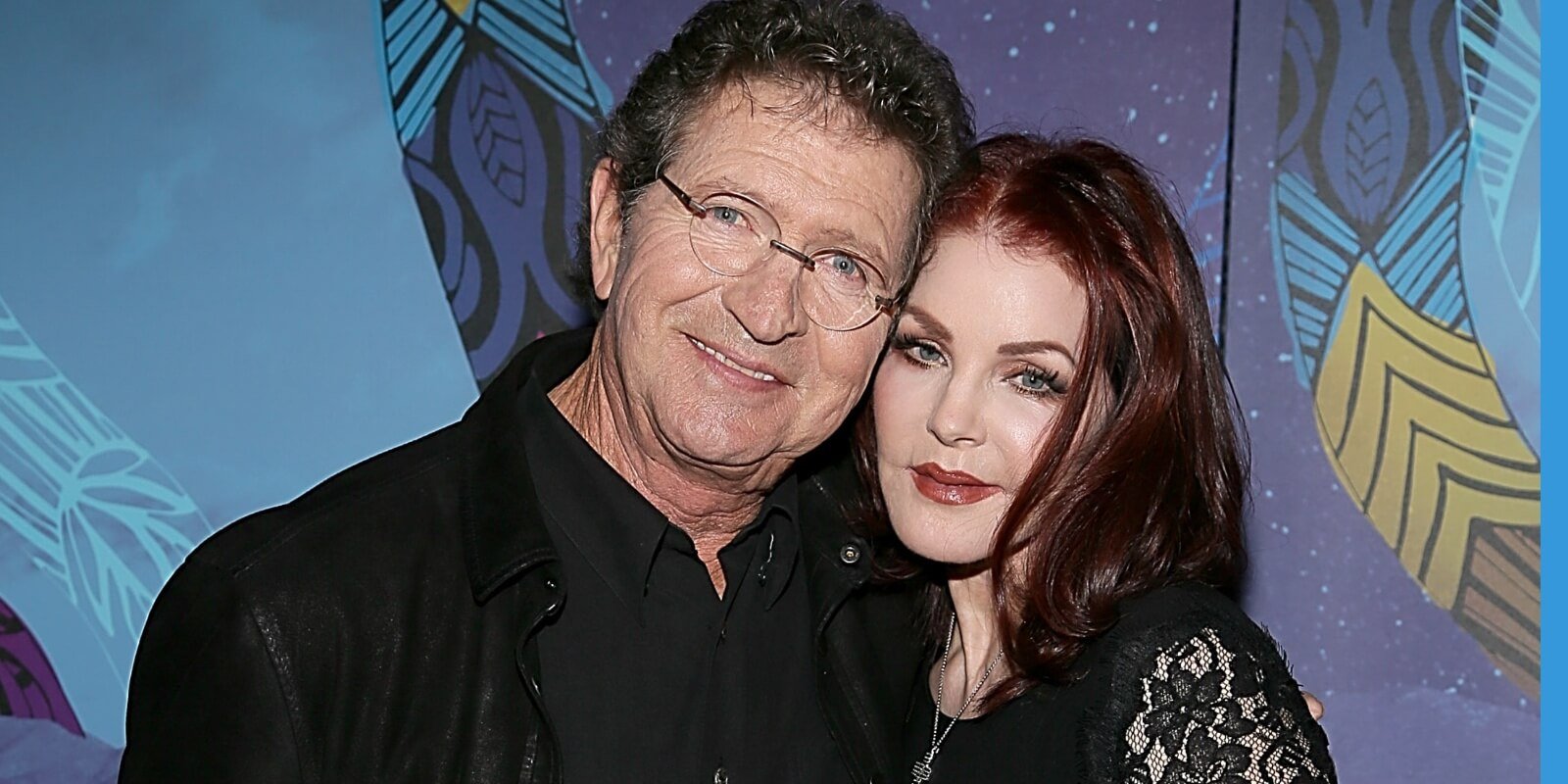 Mac Davis and longtime friend Priscilla Presley photographed during the Texas Film Awards at Austin Studios on March 6, 2014, in Austin, Texas.