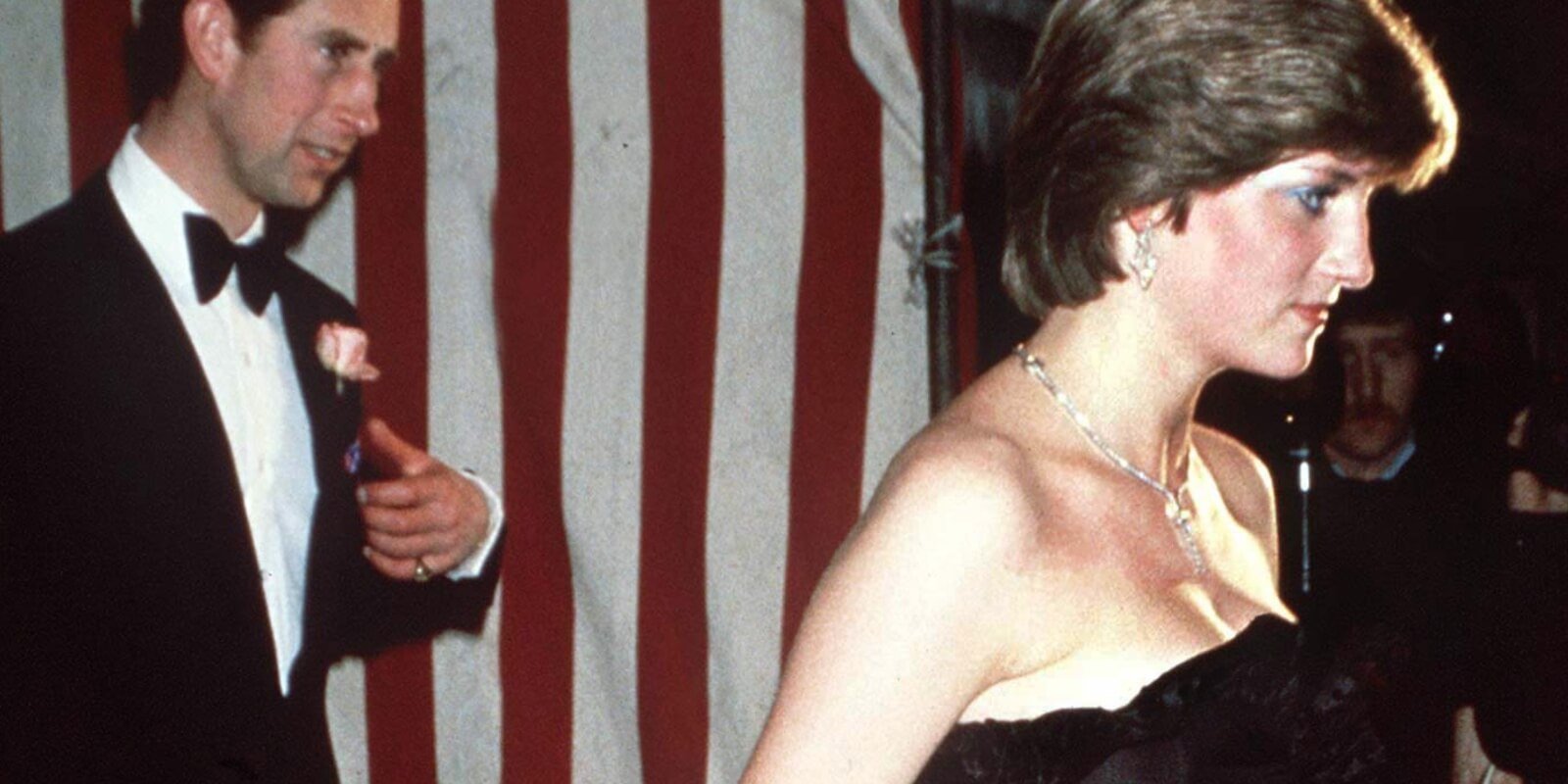 Prince Charles and Princess Diana photographed at her first royal event in 1981.