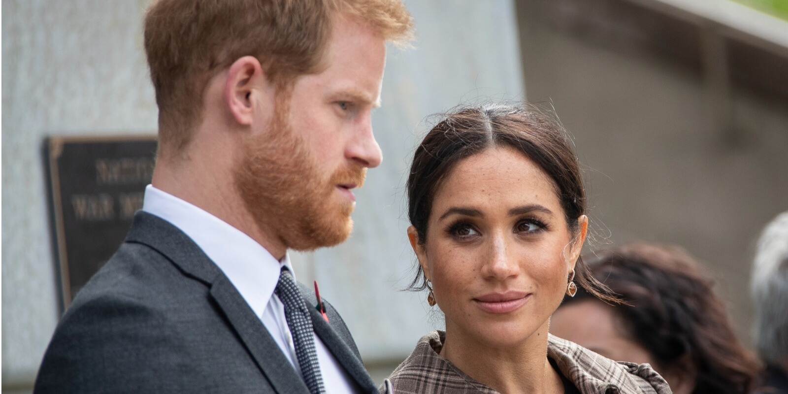 Prince Harry and Meghan Markle pose together during a 2018 photo call.