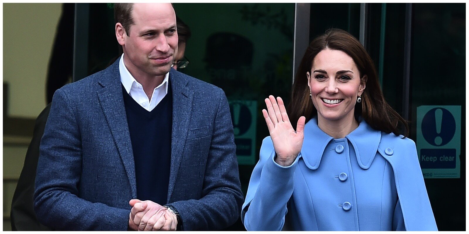 Prince William and Kate Middleton engage in a walkabout in Ballymena town centre on February 28, 2019 in Ballymena, Northern Ireland.