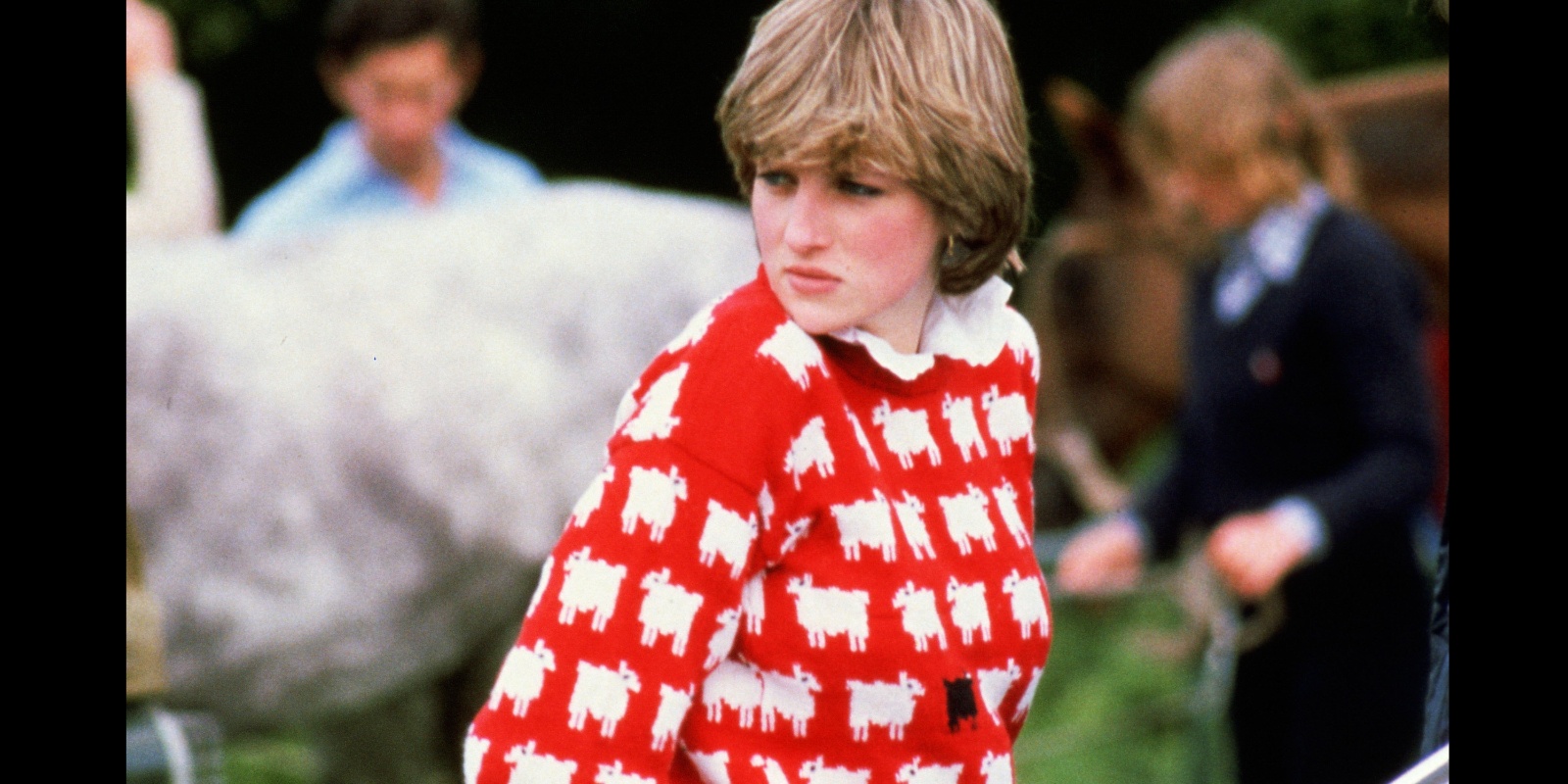 Princess Diana first wore the Black Sheep sweater at a polo match in June 1981.