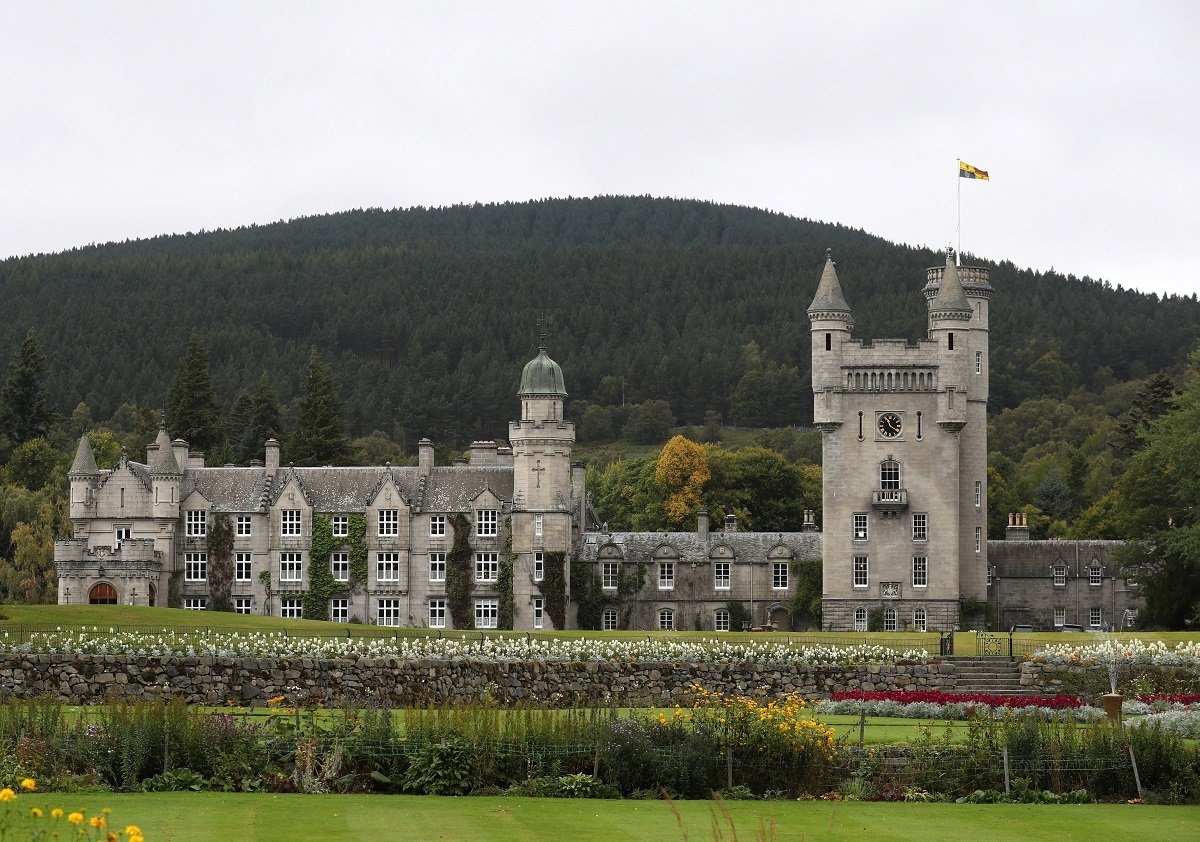 A general view of Balmoral Castle in Aberdeen, Scotland where several members of the royal family will be staying during summer holiday