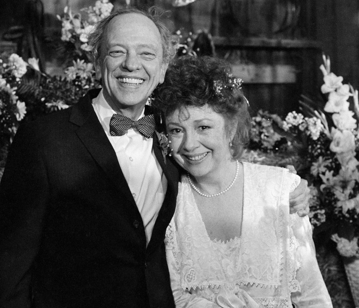 Don Knotts as Barney Fife, Betty Lynn as Thelma Lou in 'Return to Mayberry'