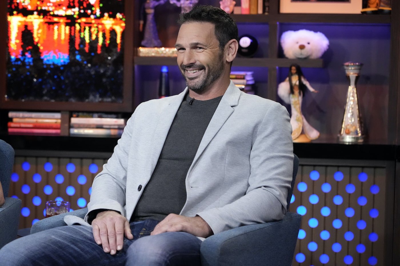 Captain Jason Chambers from 'Below Deck Down Under' smiles at 'WWHL'