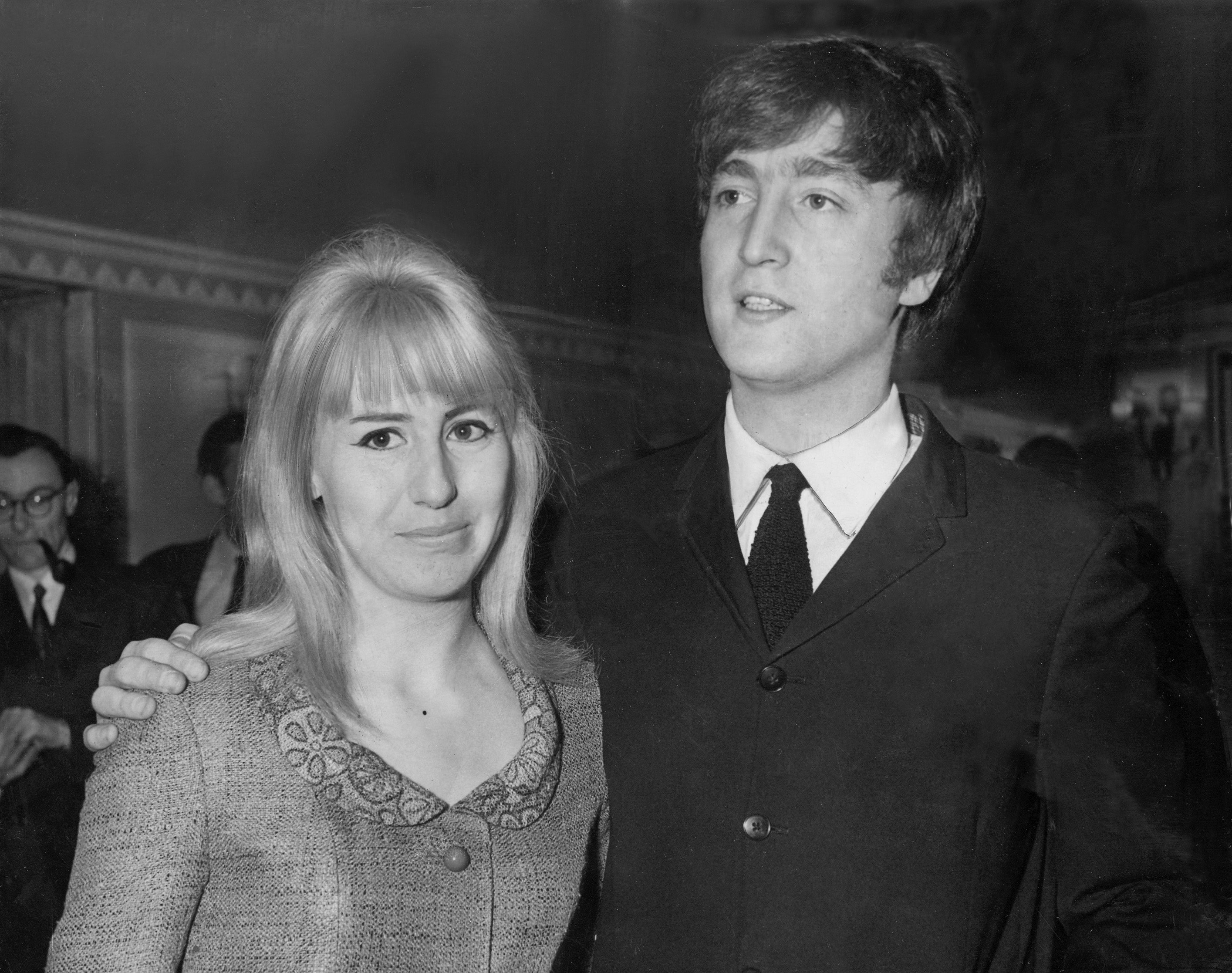 Cynthia and John Lennon.