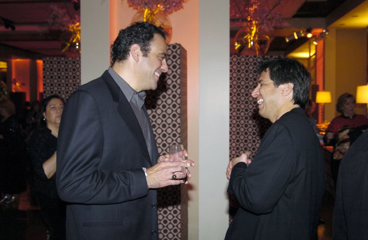 Brad Garrett and Ray Romano during Everybody Loves Raymond Wrap Party in 2005