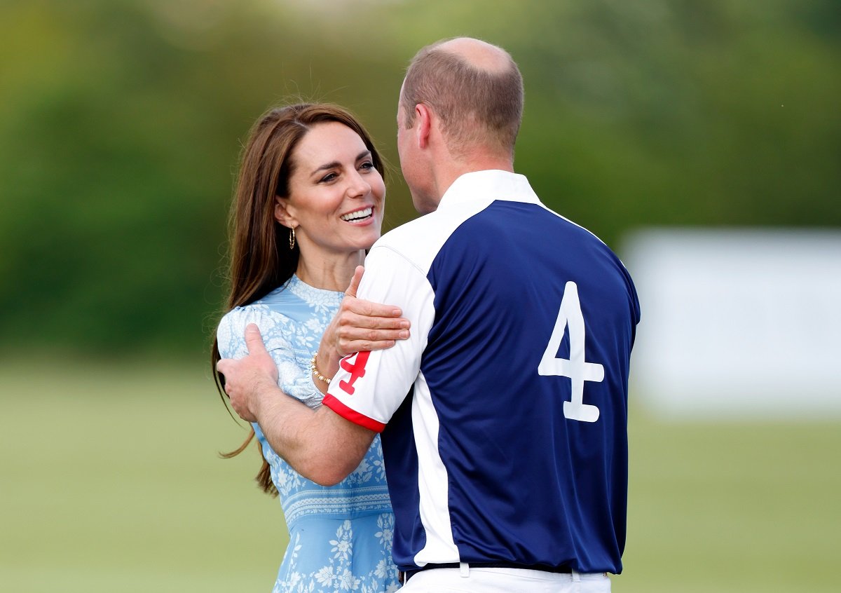 Kate Middleton and Prince William, who a body language expert says can't compete with another royal couple who display at 'greater attraction,' at a polo match
