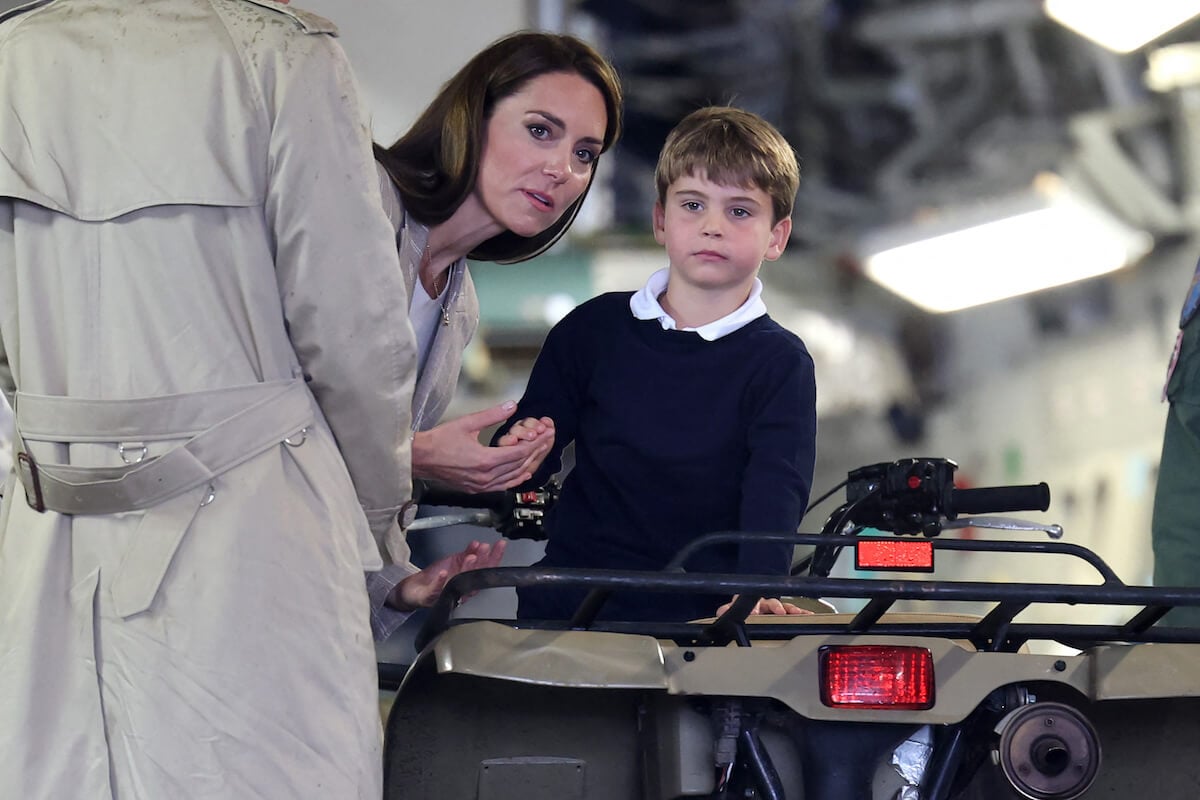 Kate Middleton, who shared how Prince Louis reacted to not attending Wimbledon with her, Prince William, Prince George, and Princess Charlotte on July 16, 2023, and Prince Louis