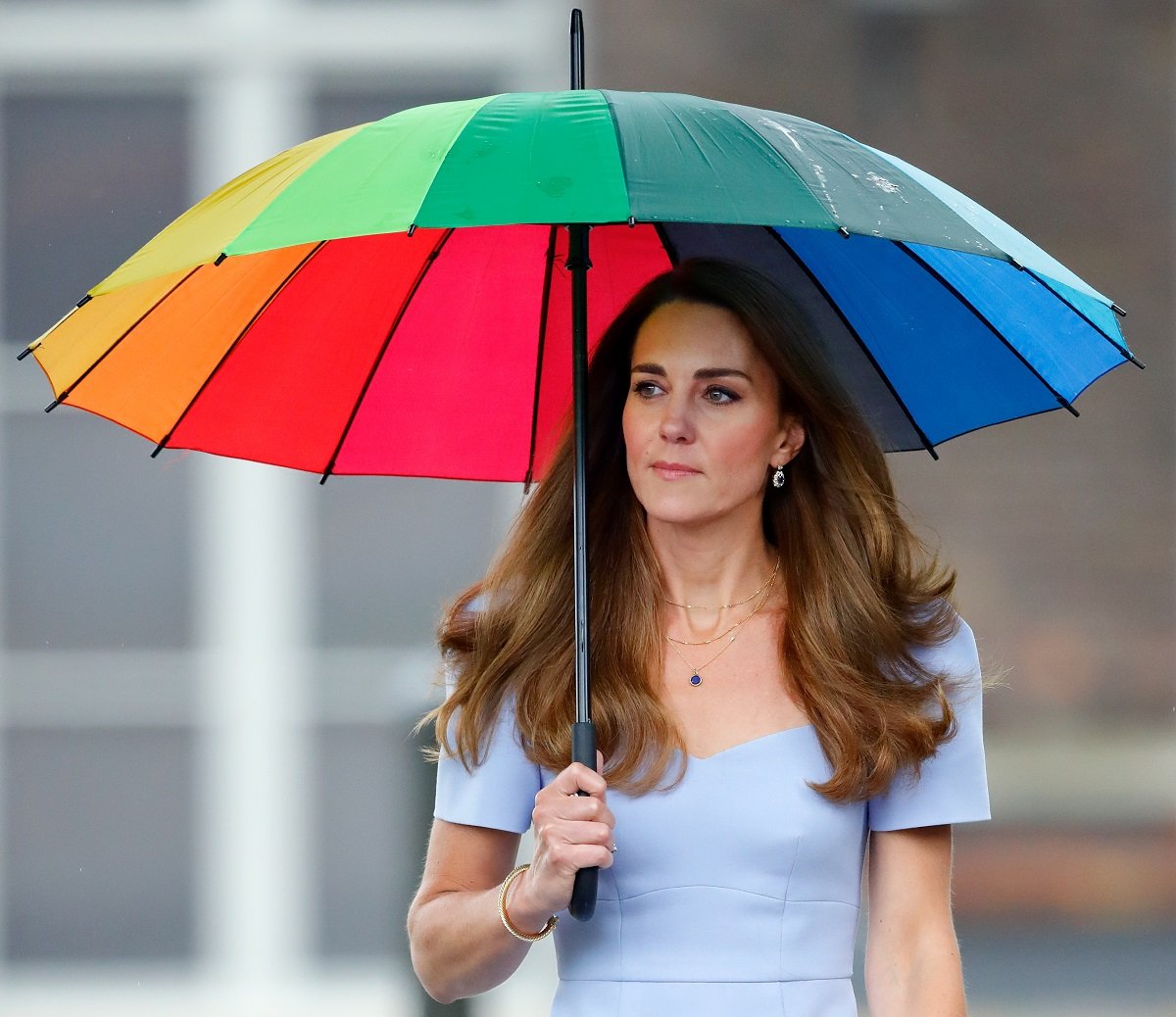 Kate Middleton, whose body language at Wimbledon in the rain was analyzed, attends the launch of The Royal Foundation Centre for Early Childhood at Kensington Palace