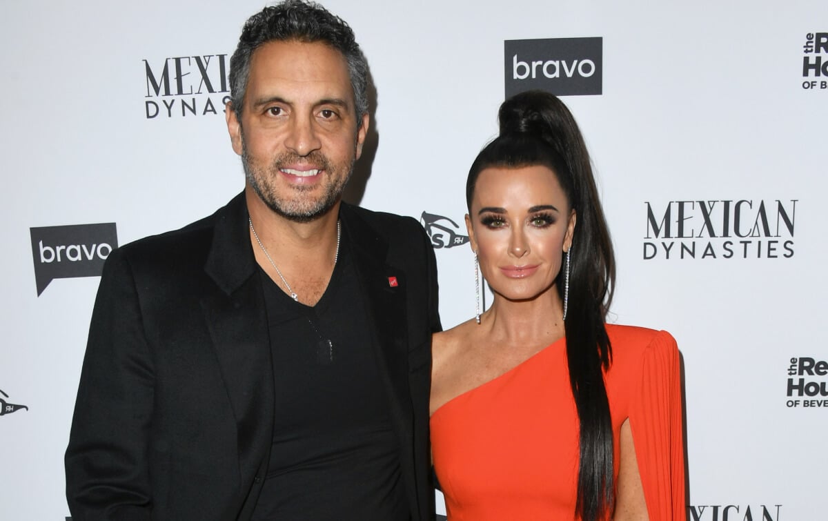 Mauricio Umansky and Kyle Richards attend Bravo's Premiere Party For "The Real Housewives Of Beverly Hills" Season 9 And "Mexican Dynasties"at Gracias Madre on February 12, 2019 in West Hollywood, California