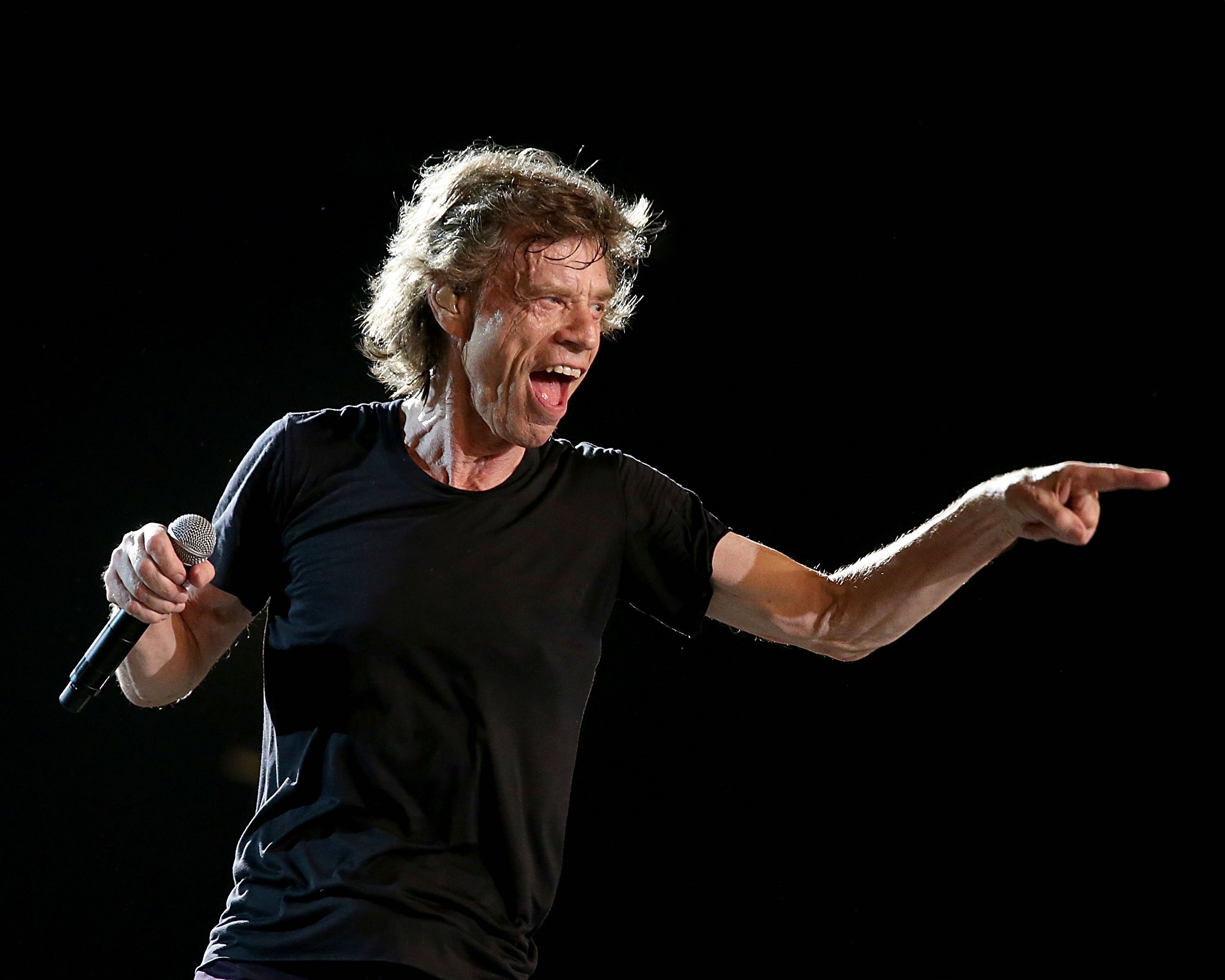 Mick Jagger performs with The Rolling Stones in Havana, Cuba