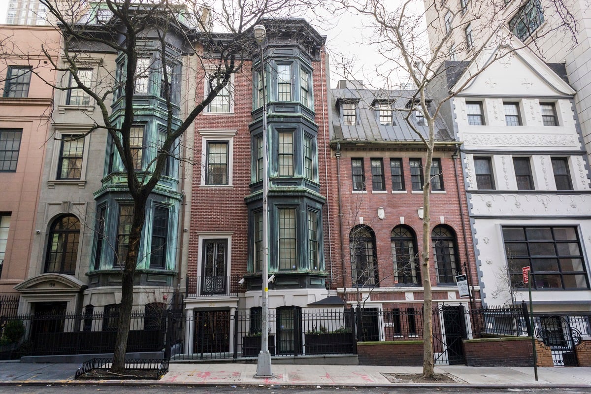 A row of townhouses in Manhattan's Upper East Side