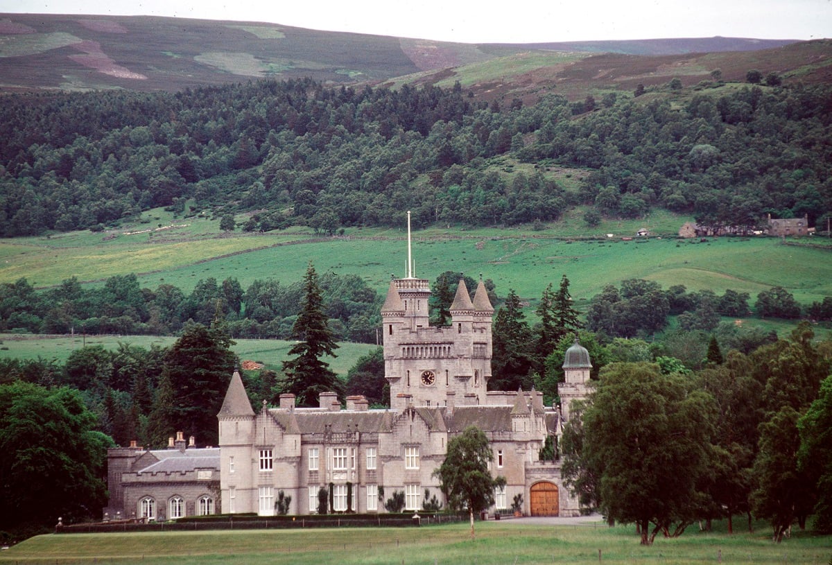 Photo of the royal family's Scottish estate Balmoral Castle