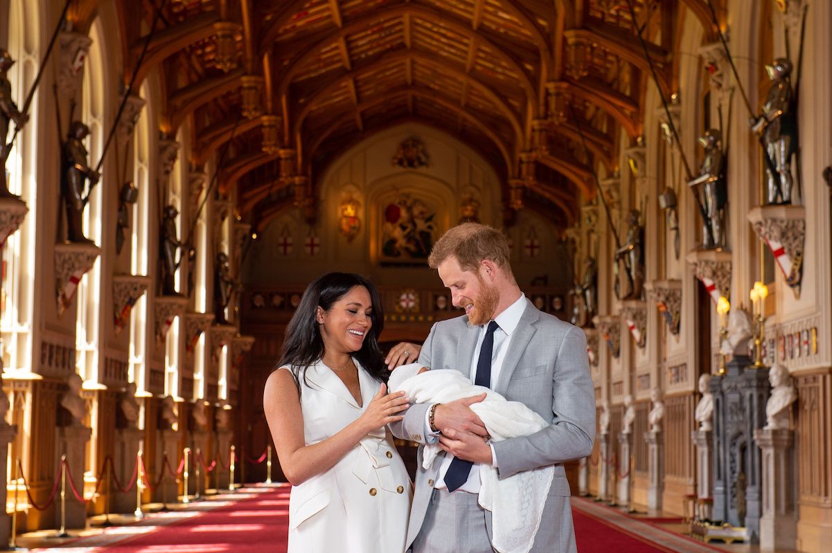 Meghan Markle and Prince Harry with Prince Archie in 2019