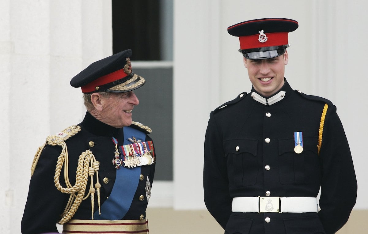 Prince Philip and Prince William in 2006