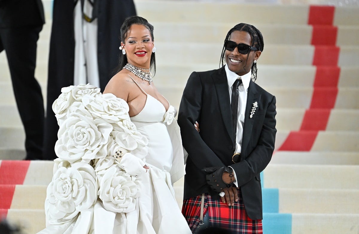 Rihanna and A$AP Rocky attend The 2023 Met Gala