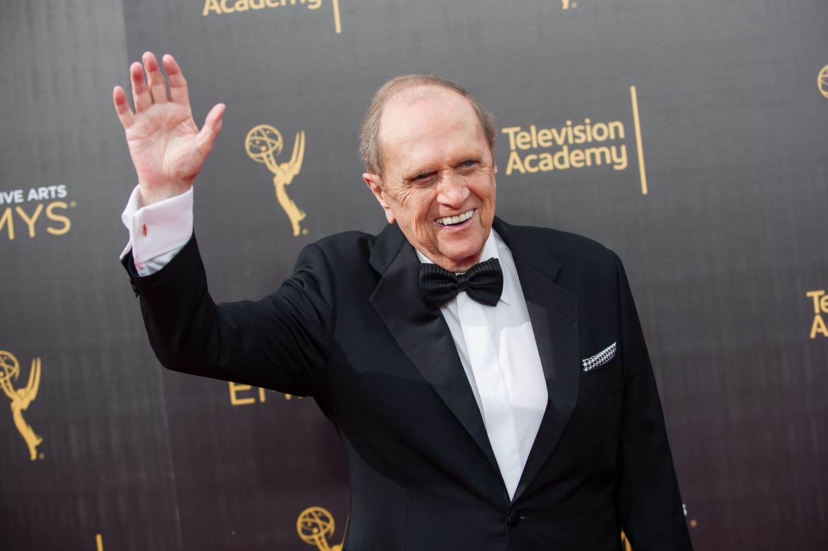 Bob Newhart is photographed upon his arrival at the 2016 Creative Arts Emmy Awards