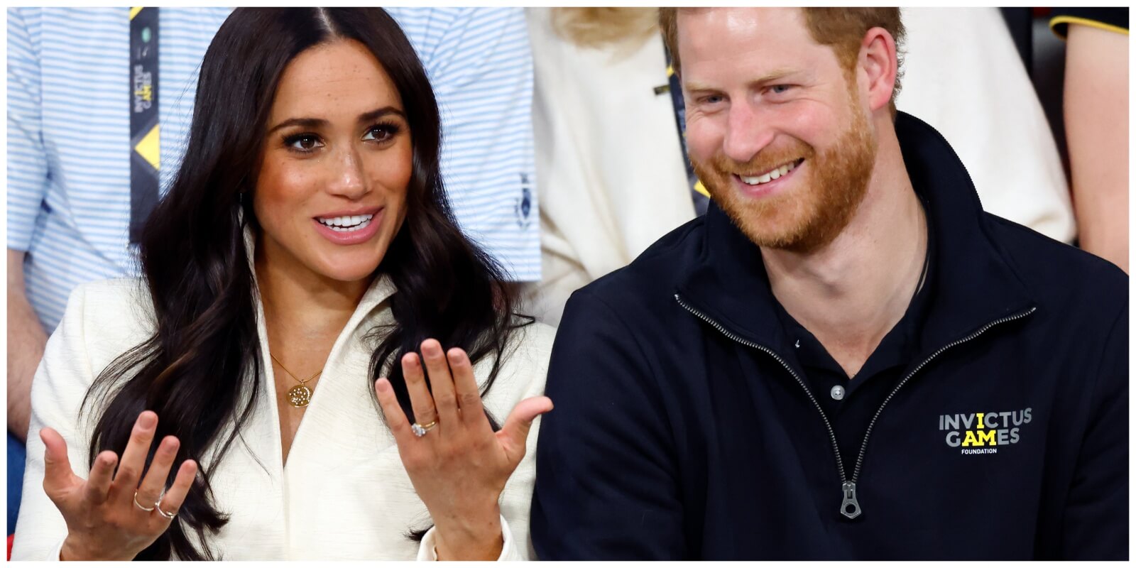 Meghan Markle and Prince Harry at the 2022 Invictus Games.