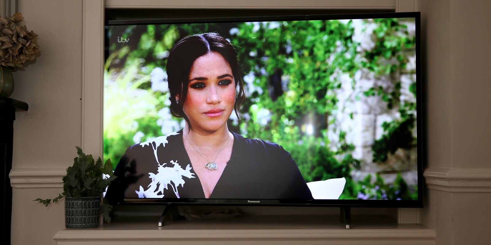 Meghan Markle pictured during her 2021 interview with Oprah Winfrey.