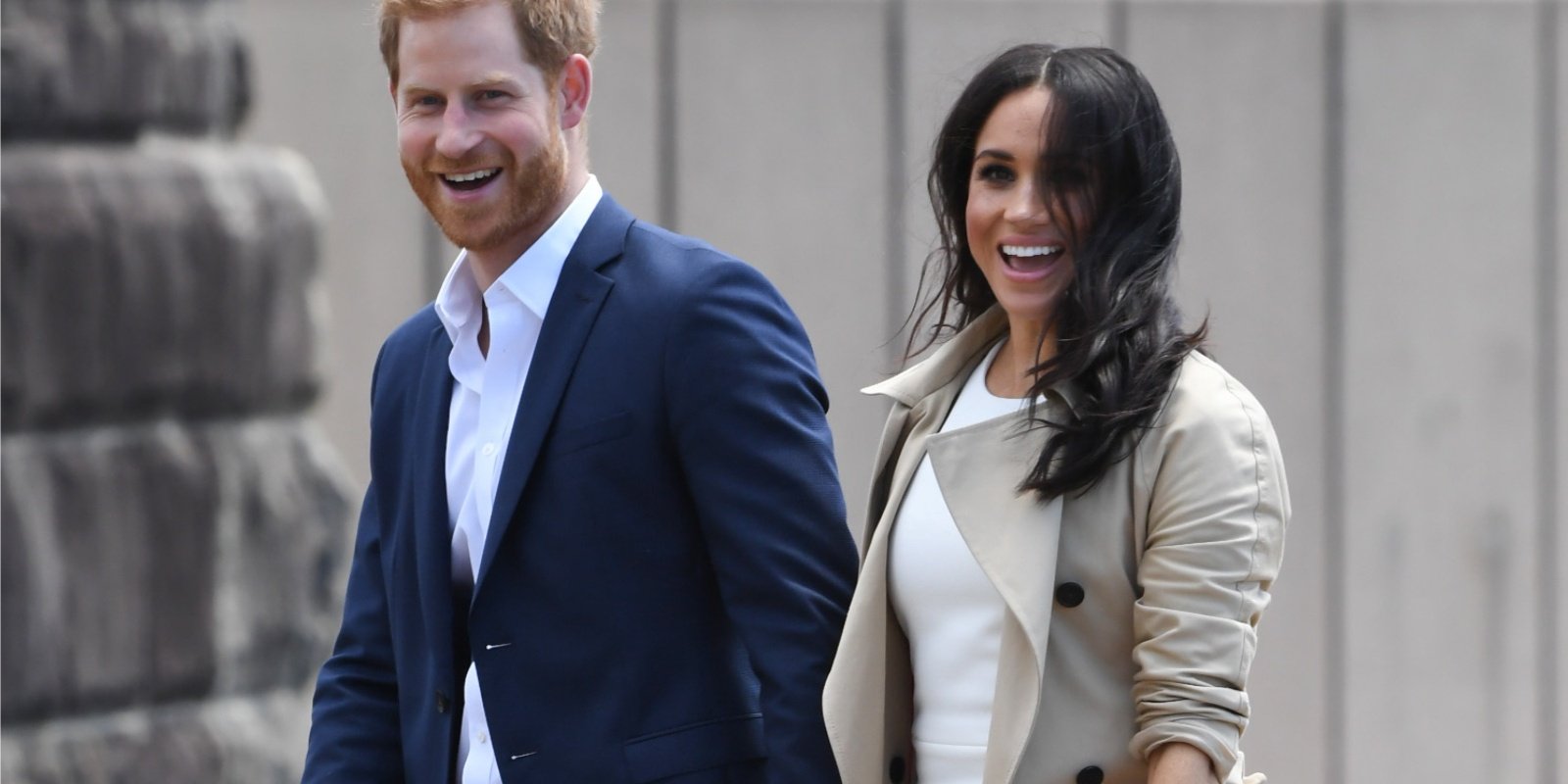 Prince Harry and Meghan Markle on October 16, 2018 in Sydney, Australia.