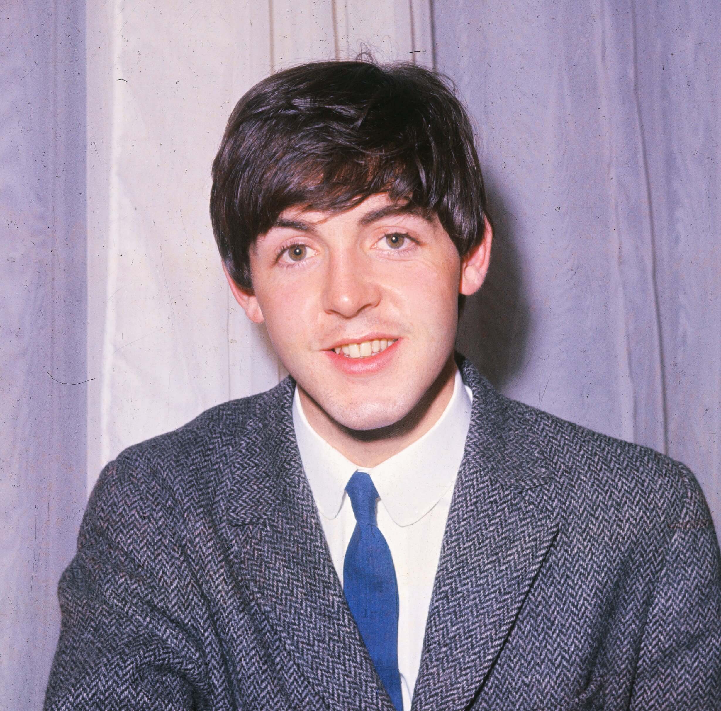 The Beatles' Paul McCartney wearing a tie