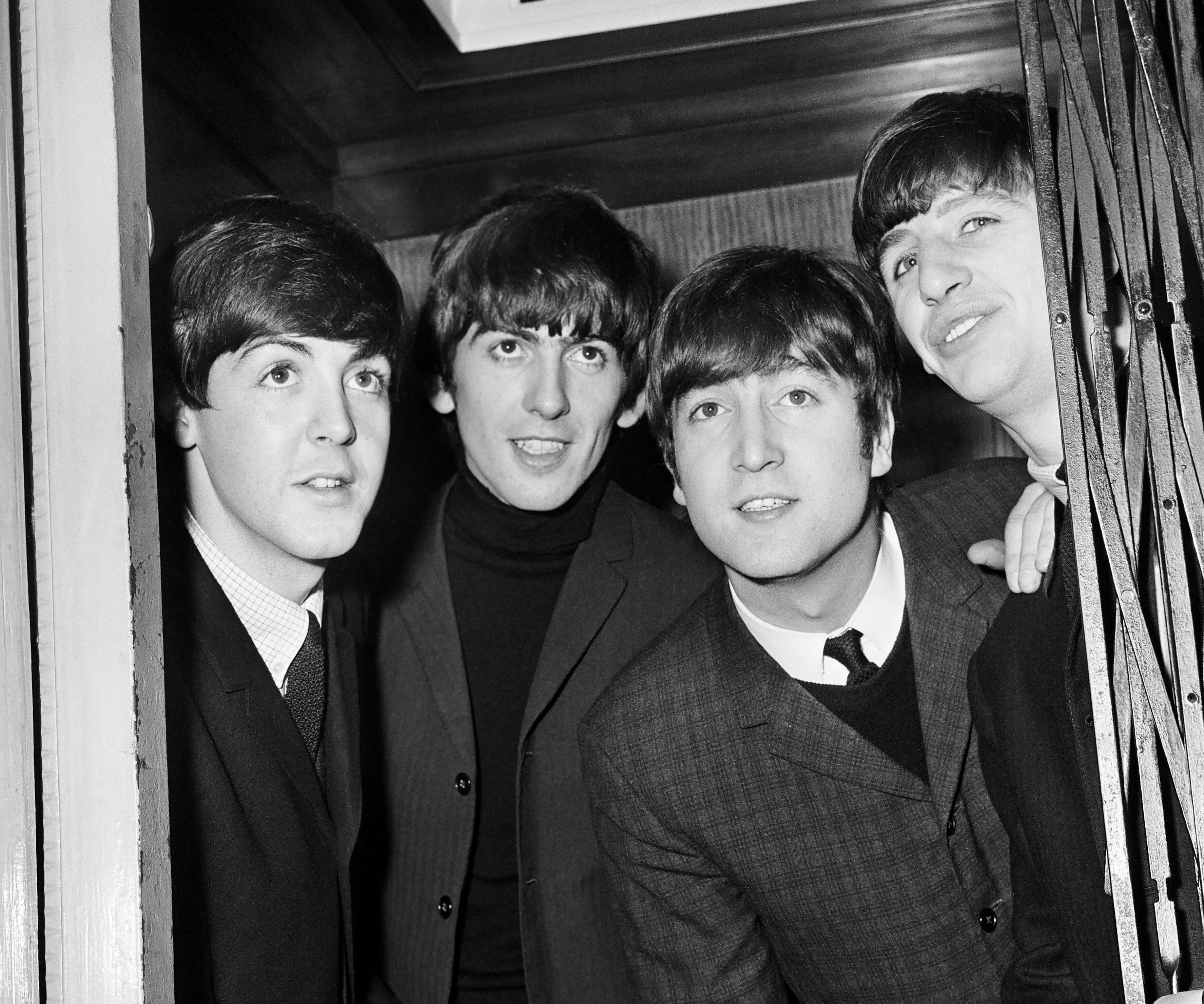 "Money (That's What I Want" era Beatles in an elevator