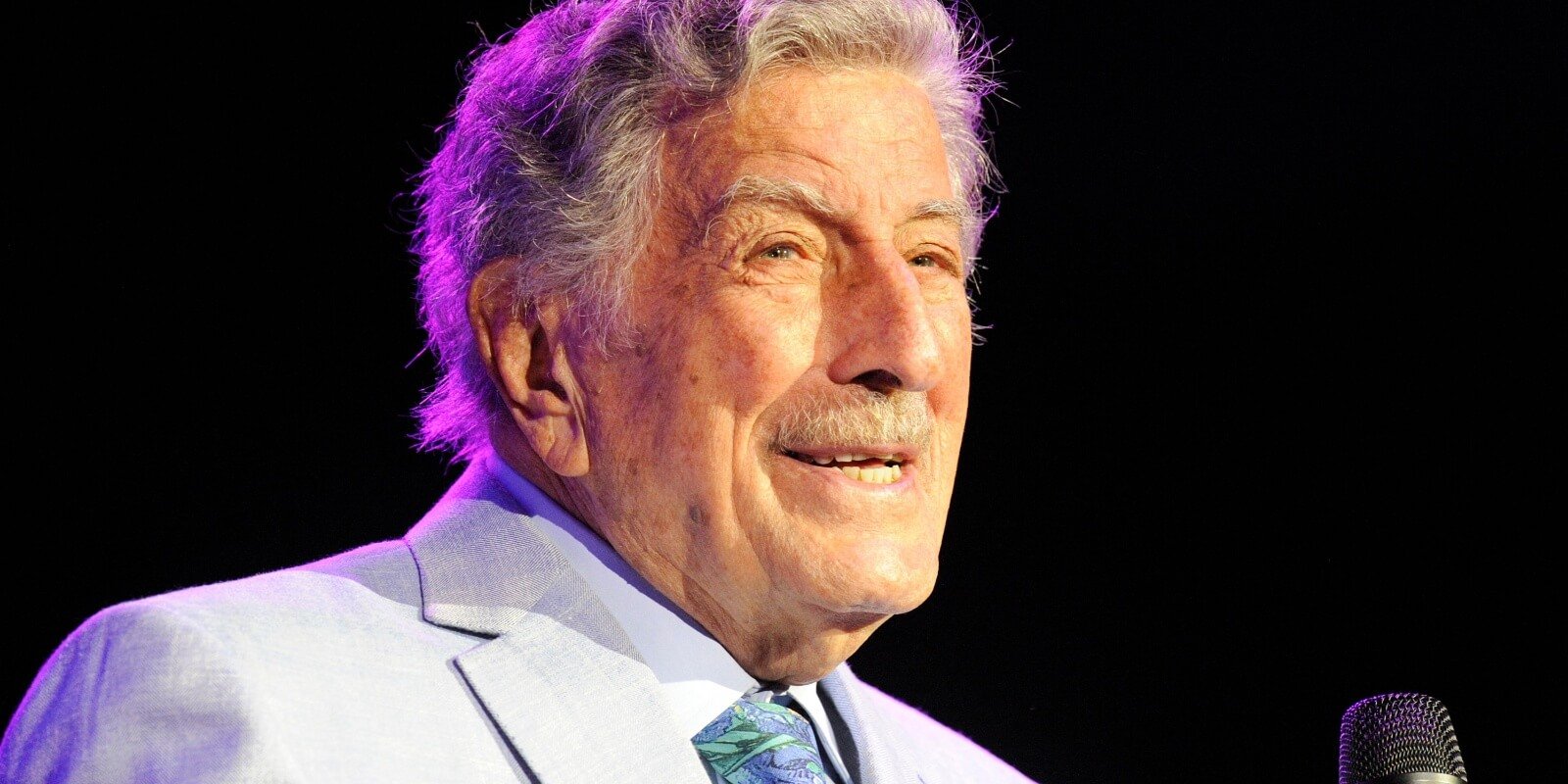 Tony Bennett performs on stage during an invitation only concert at the newly opened Encore Boston Harbor Casino in Everett, Massachusetts on August 8, 2019.