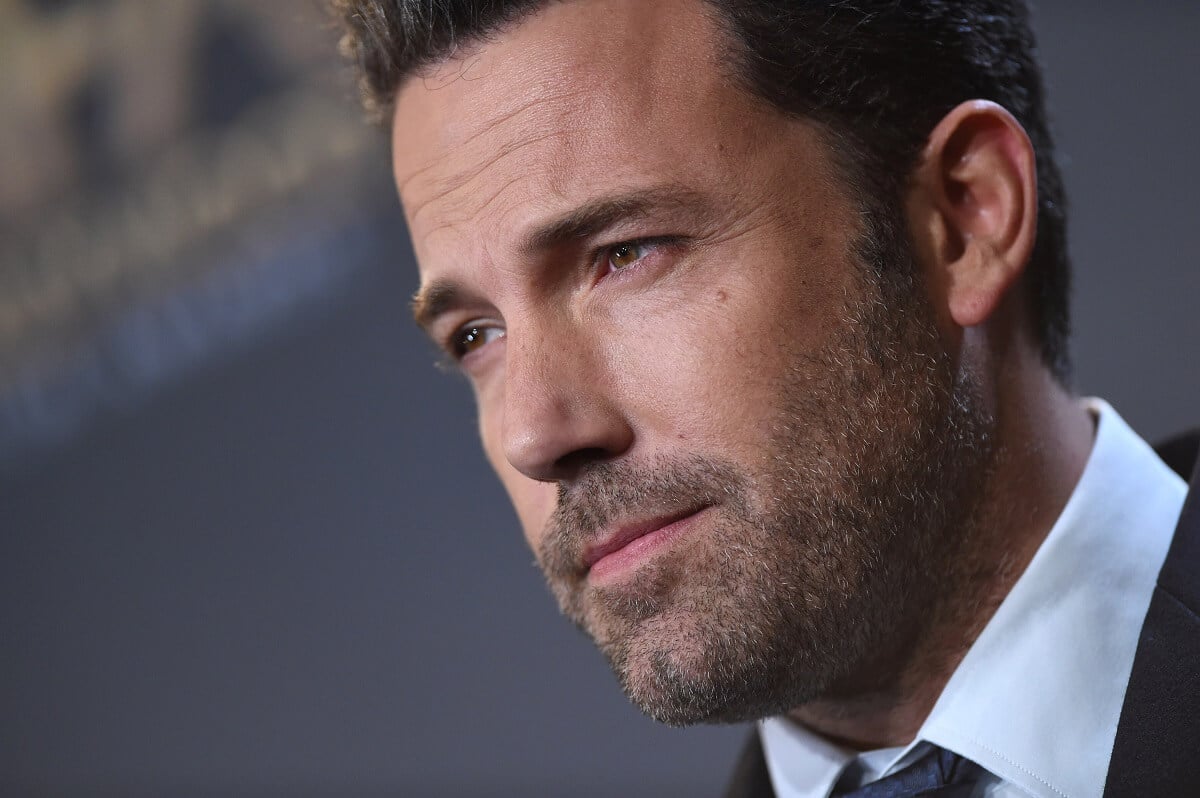 Ben Affleck posing in the press room press room during the 18th Annual Hollywood Film Awards.