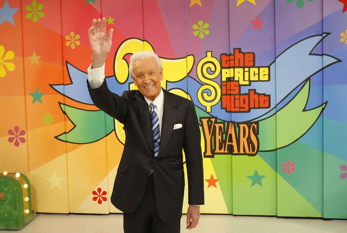 Bob Barker poses for photographers at his last taping of "The Price is Right" show at the CBS Television City Studios on June 6, 2007 i