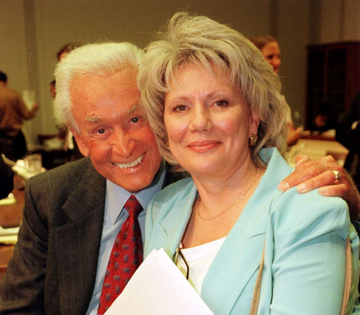 Bob Barker and his partner, Nancy Burnet in 1999