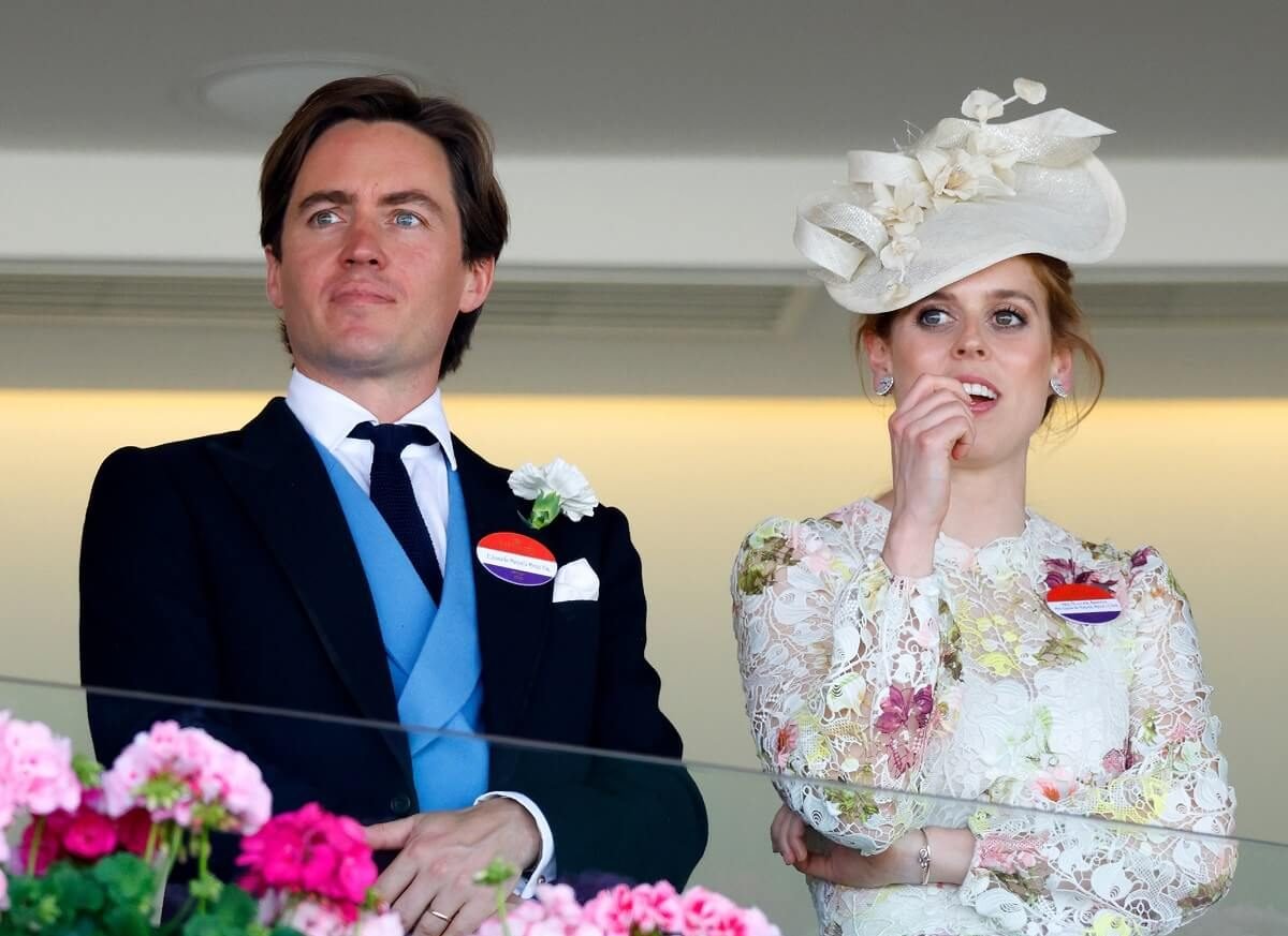 Edoardo Mapelli Mozzi and Princess Beatrice, who a psychic says will have 'past relationships comeback' while her marriage to Edo remains 'fiery,' watch the racing on day four of Royal Ascot