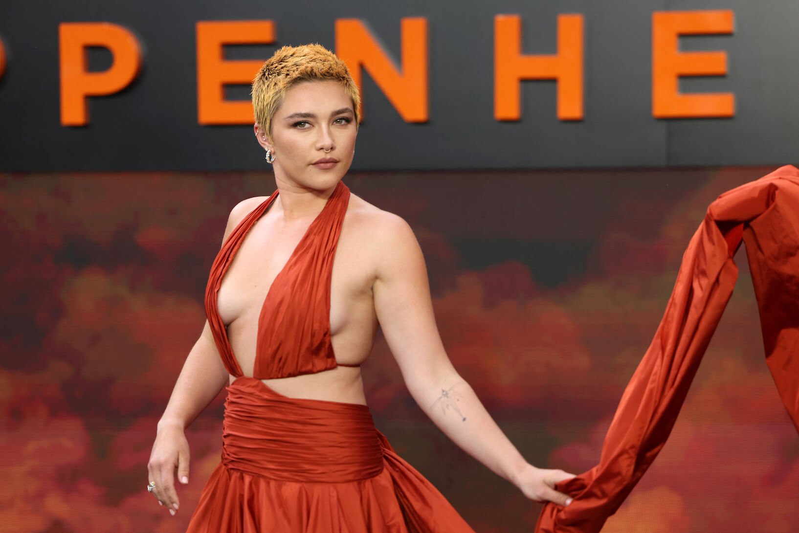 'Oppenheimer' actor Florence Pugh at the premiere