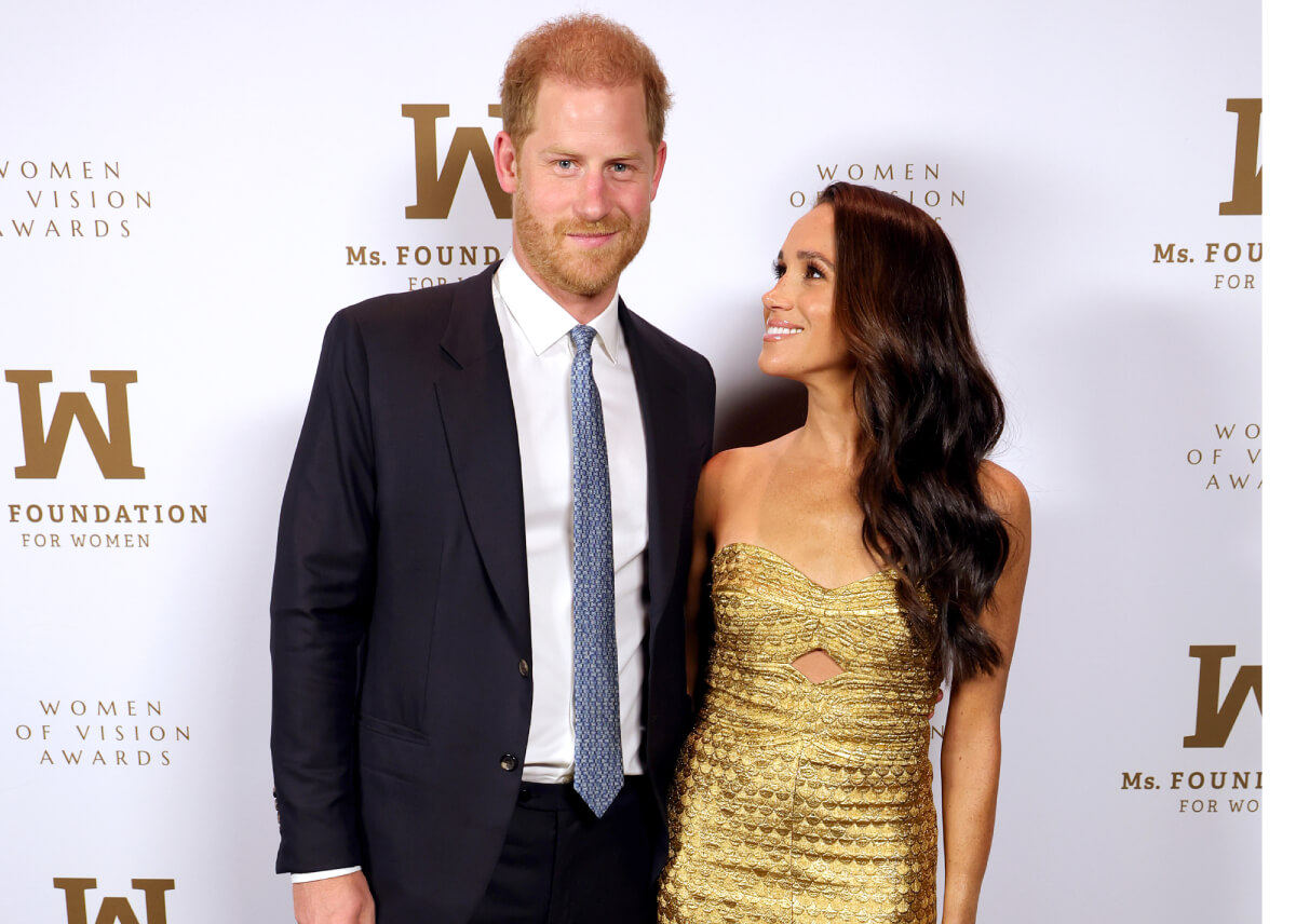 Prince Harry, Duke of Sussex and Meghan, The Duchess of Sussex attend the Ms. Foundation Women of Vision Awards: Celebrating Generations of Progress & Power at Ziegfeld Ballroom on May 16, 2023