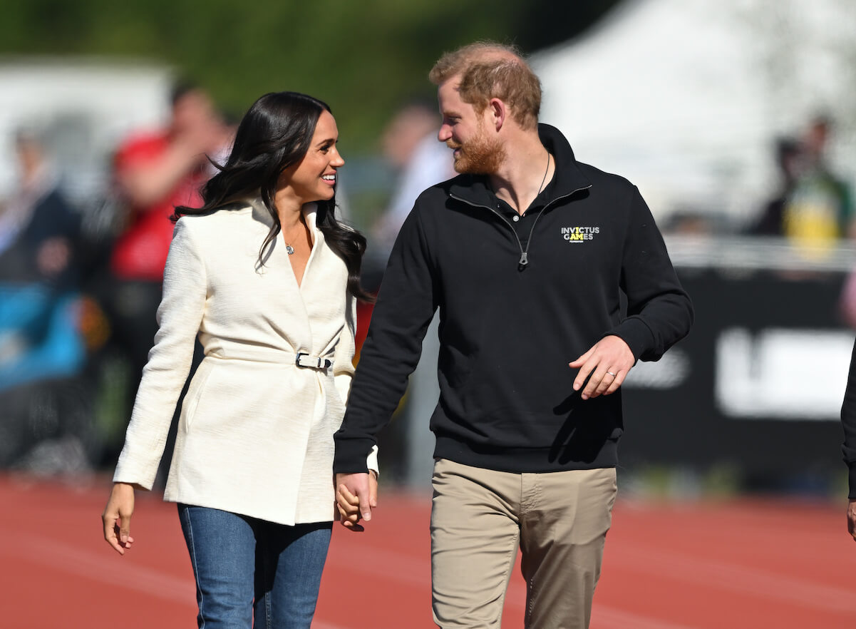 Prince Harry and Meghan Markle in 2020