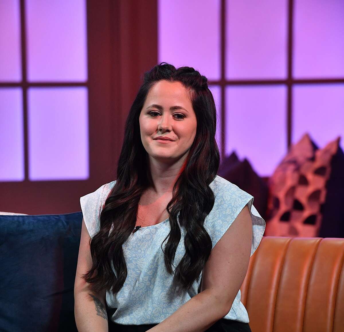 Jenelle Evans is seen on the set of "Candace" on May 24, 2021 in Nashville, Tennessee