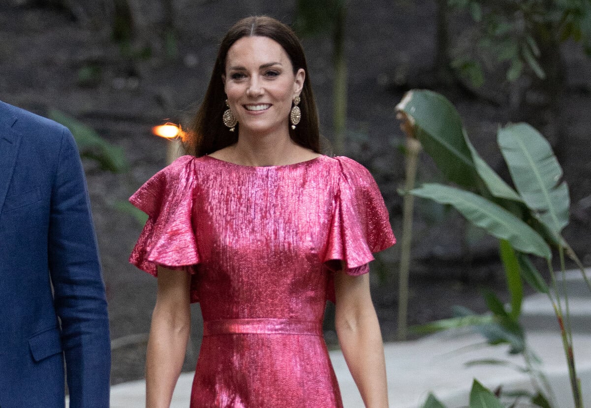 Kate Middleton wearing pink