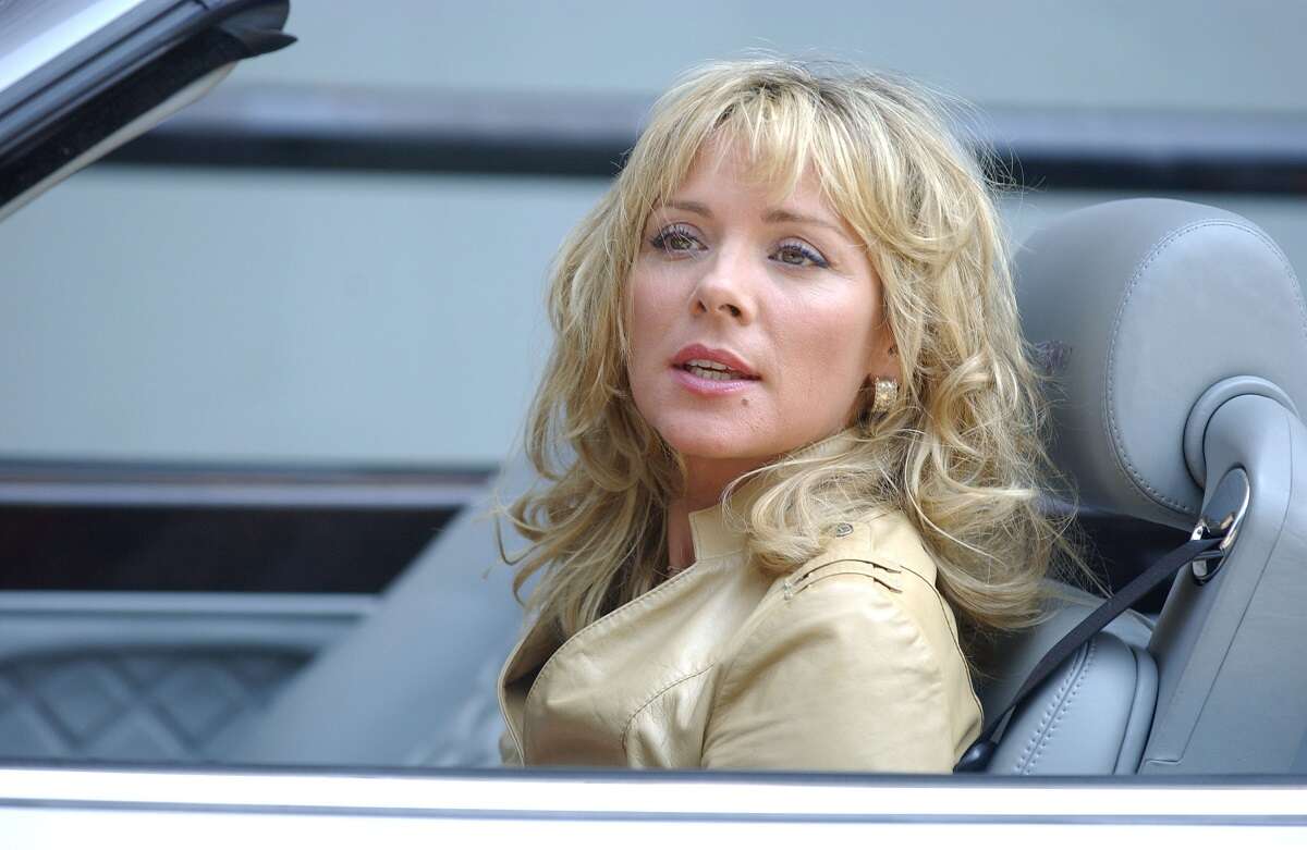 Kim Cattrall appears in a Bentley for a photo shoot