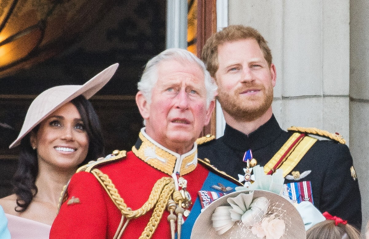 Meghan Markle, King Charles, and Prince Harry