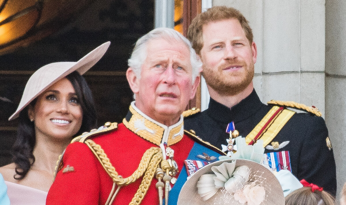Meghan Markle, King Charles, and Prince Harry